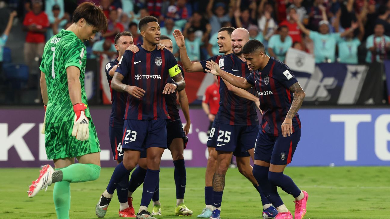 Johor Darul Ta'zim down Sanfrecce Hiroshima to edge towards historic AFC  Champions League Elite quarterfinal - ESPN