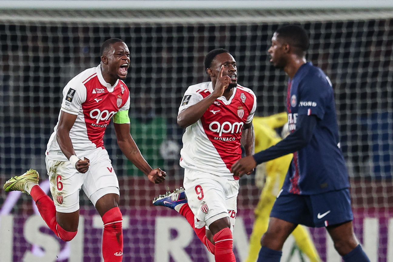 PSG 1-3 Monaco