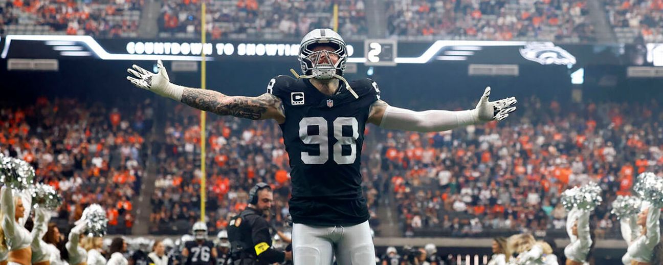 Maxx Crosby - Defensive End do Las Vegas Raiders - ESPN (BR)
