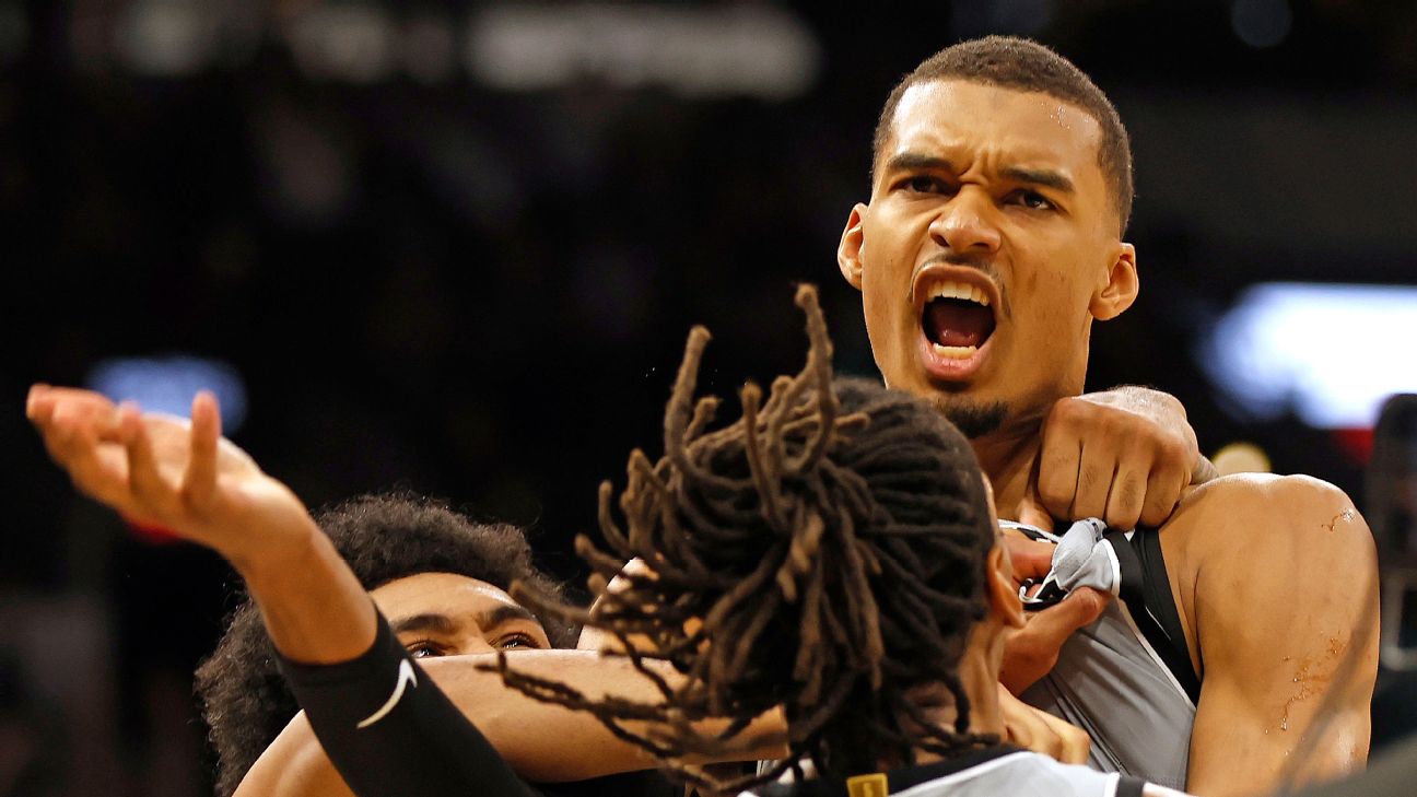 espn.com - Michael C. Wright - Spurs end 6-year playoff drought behind Wembanyama's game winner