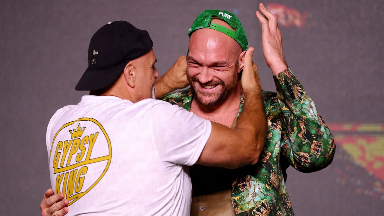 Fury rejects his father's 'past his best' remarks