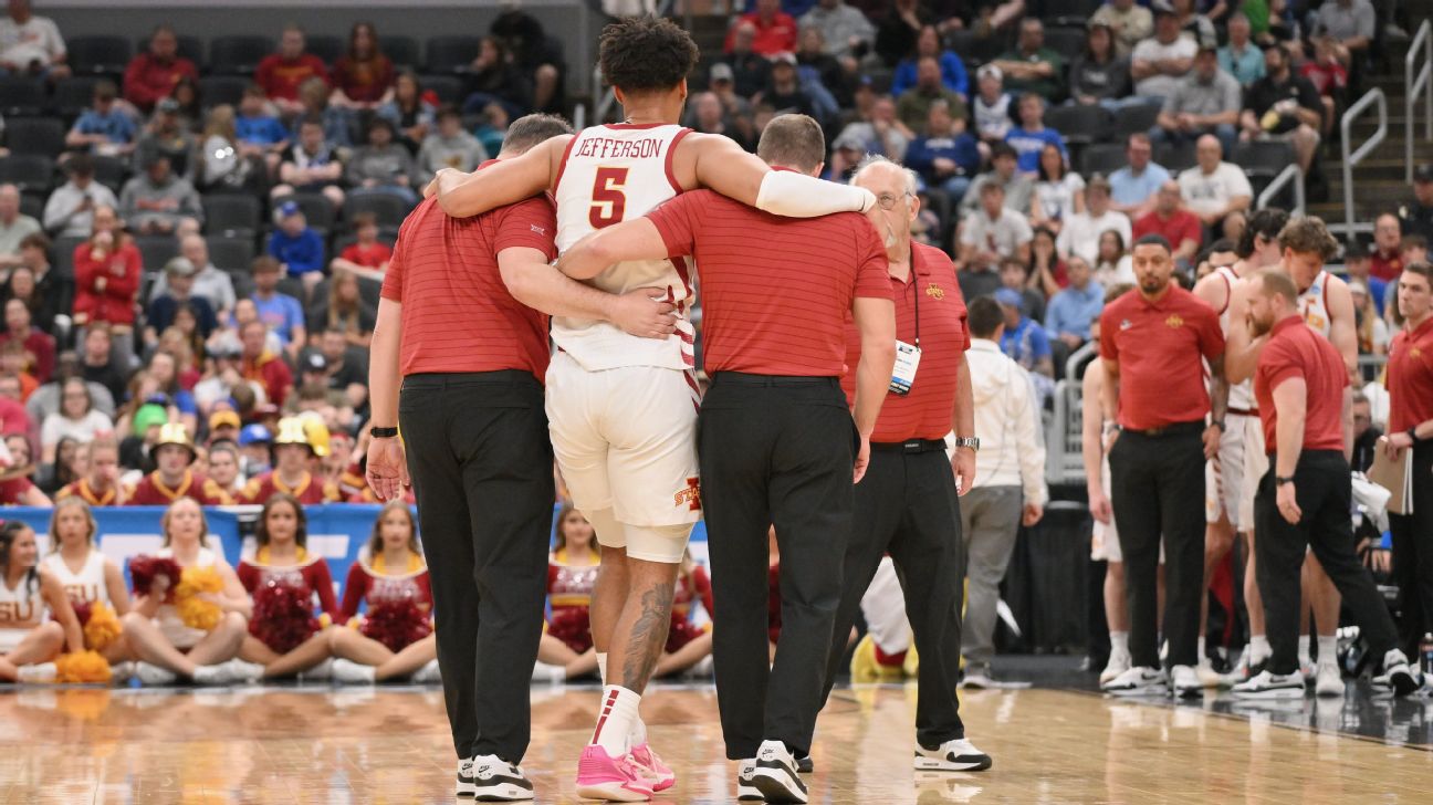 Iowa St.'s Jefferson hopes to return in Sweet 16