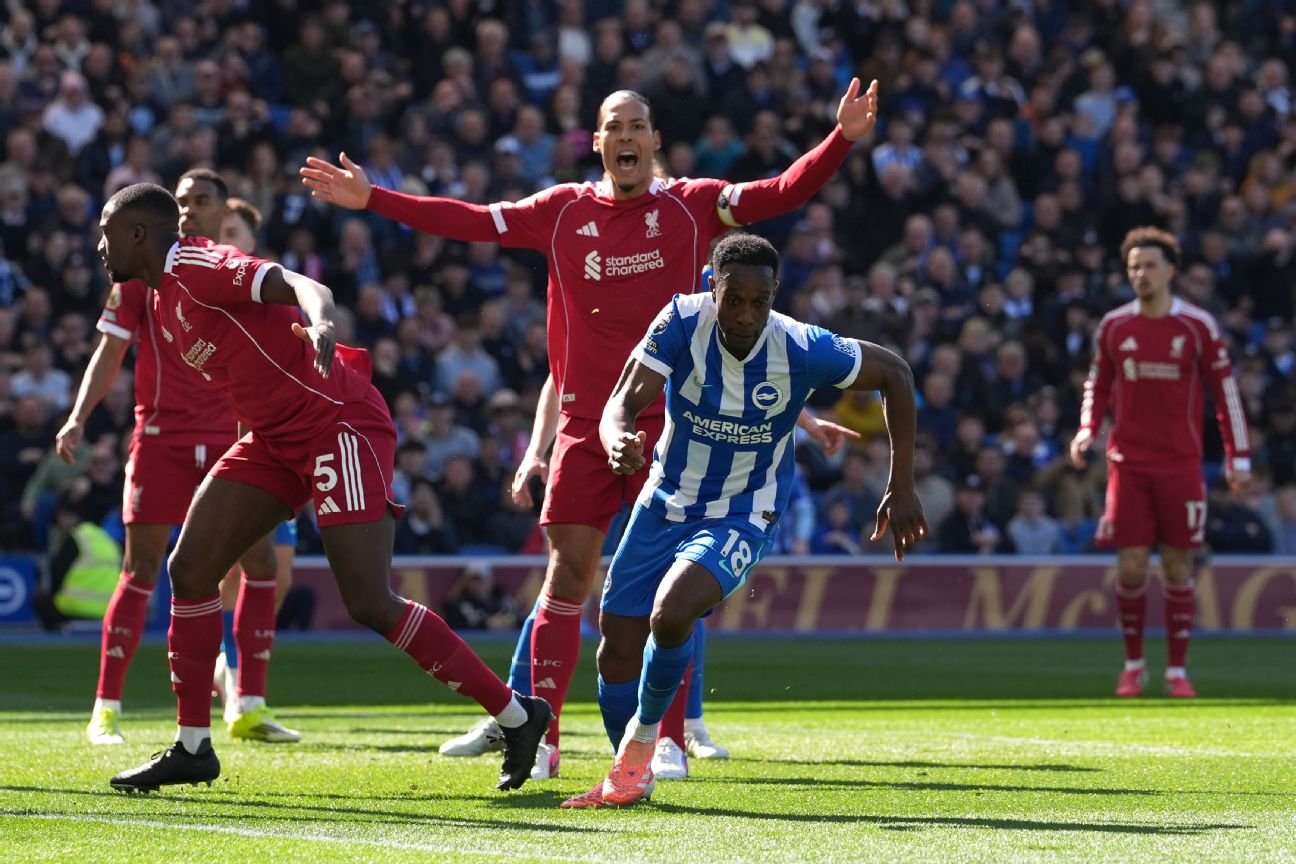 Brighton 2-1 Liverpool