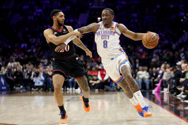 Jalen Williams returns to Thunder lineup in win over 76ers