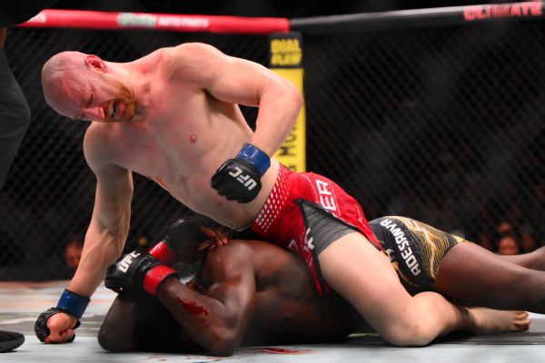 Pyfer finishes Adesanya in career-best win at UFC Fight Night