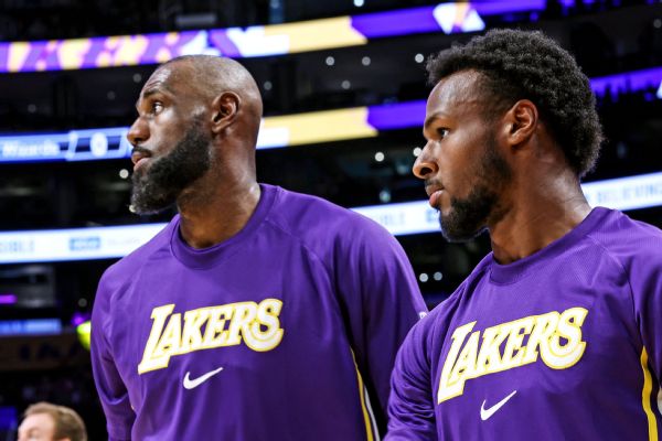 Article image accompanying Bronny on LeBron James' Lakers exit: 'He's got his own path' on WagerUp Sports News. Article image accompanying Bronny on LeBron James' Lakers exit: 'He's got his own path' on WagerUp Sports News.