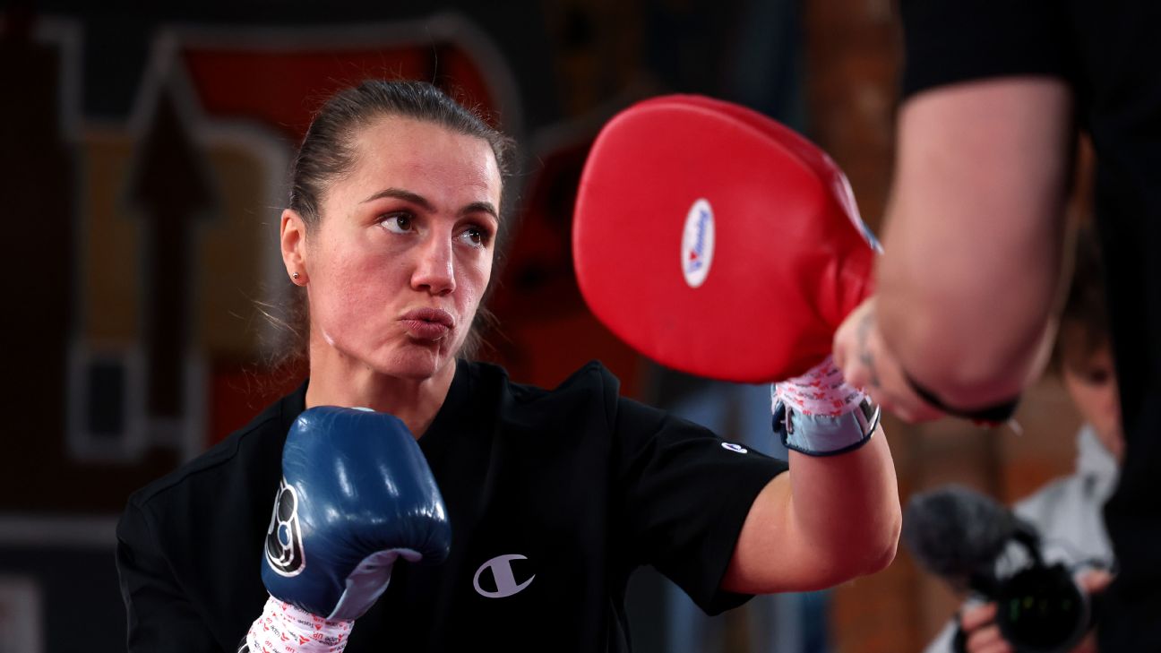 Ellie Scotney will bid to become undisputed junior featherweight champion on Sunday. — Article image accompanying Injured Ellie Scotney out of MVPW07 title clash vs. Tiara Brown on WagerUp Sports News.