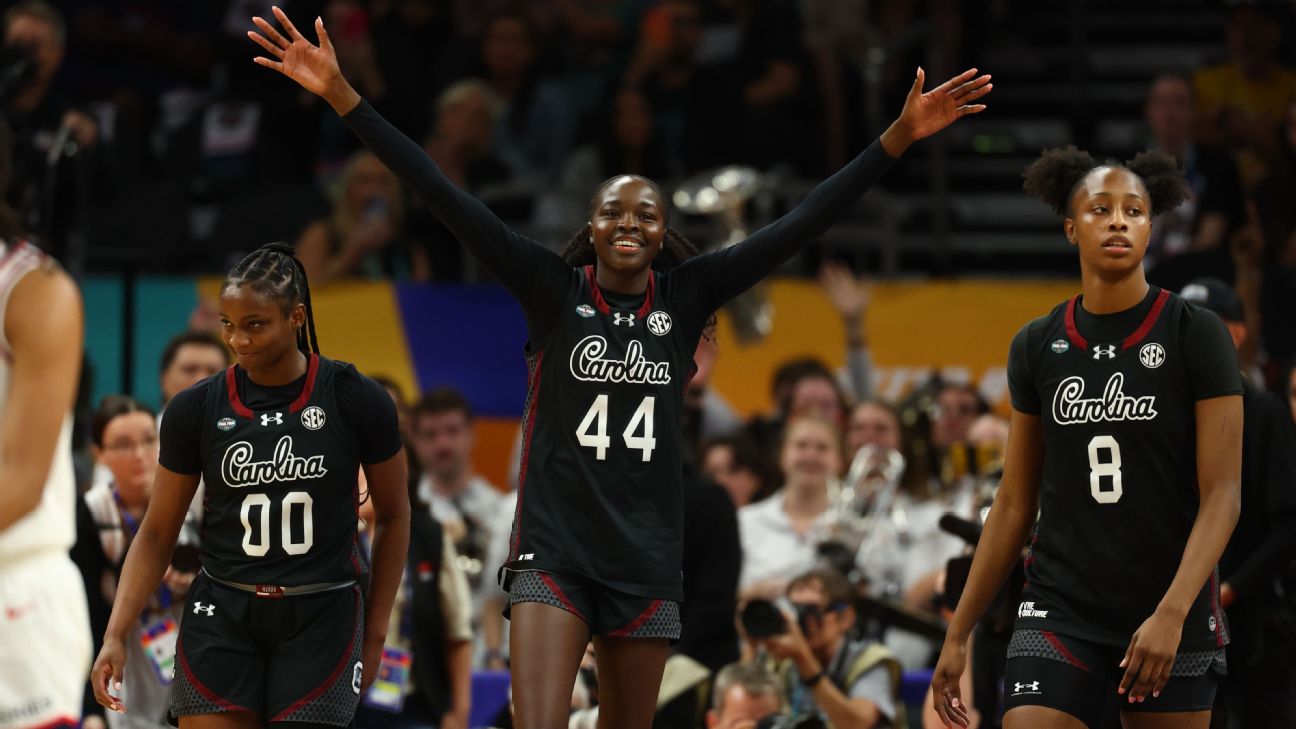 espn.com - Doug Greenberg - South Carolina Gamecocks favored in college basketball title game against UCLA Bruins