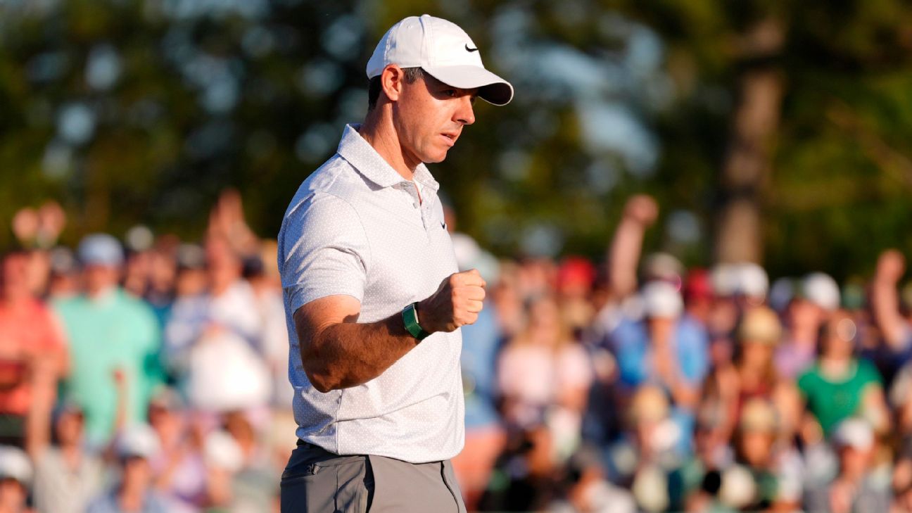 Red-hot Rory sets Masters record with 6-shot lead