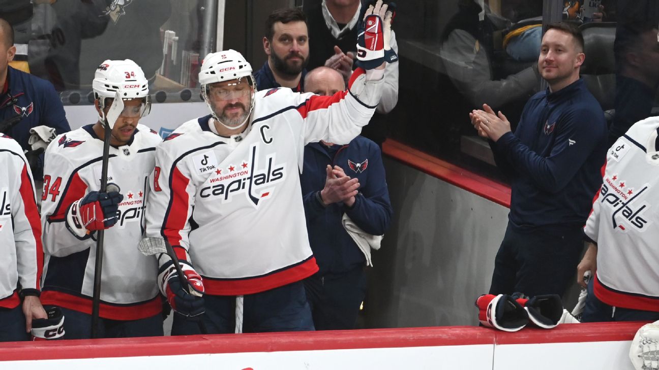 Ovechkin appreciates 'nice' tribute from Penguins