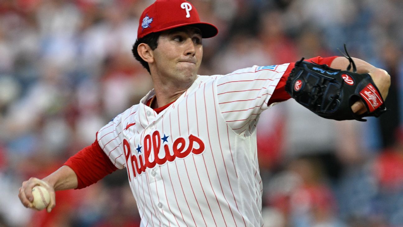 Phils' Painter sheds migraine, pitches 5 innings