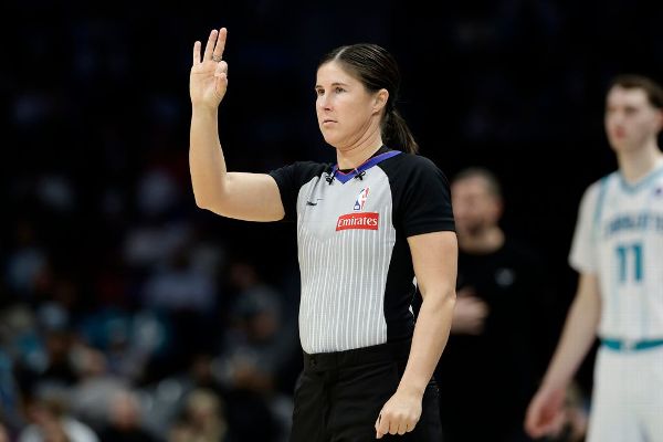 Natalie Sago third woman picked to referee in NBA playoffs