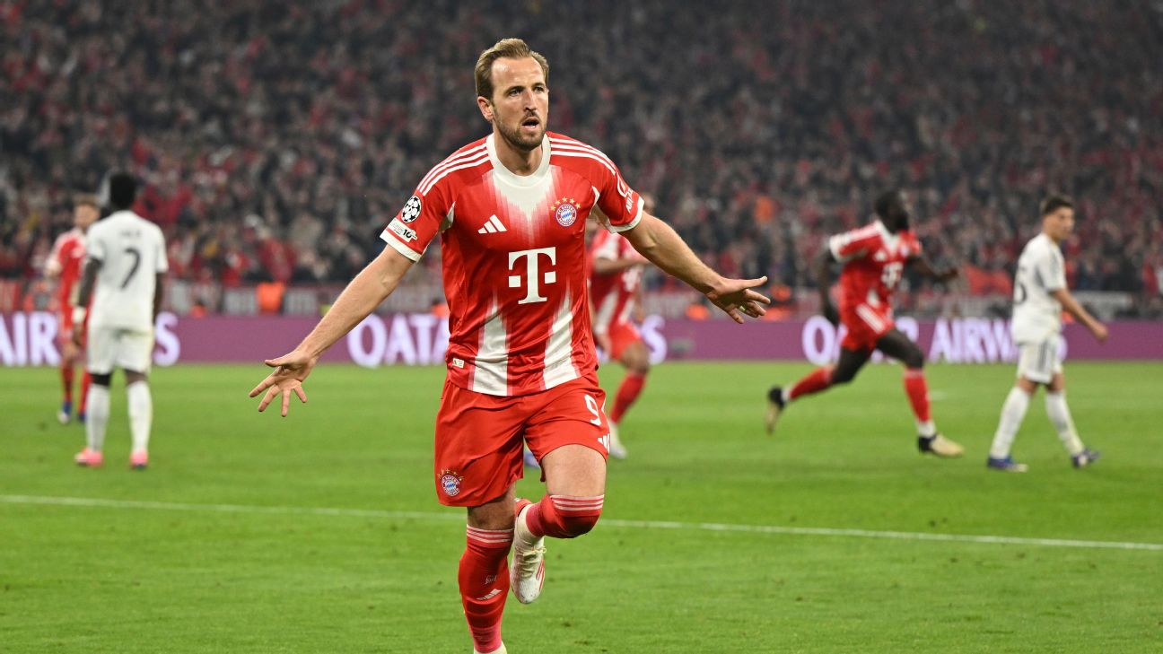 Harry Kane conquista el Balón de Oro y corona una temporada histórica con el Bayern y la selección inglesa (Video) 9 Apareció el goleador! Kane marcó para Bayern ante el Real Madrid en Alemania - ESPN