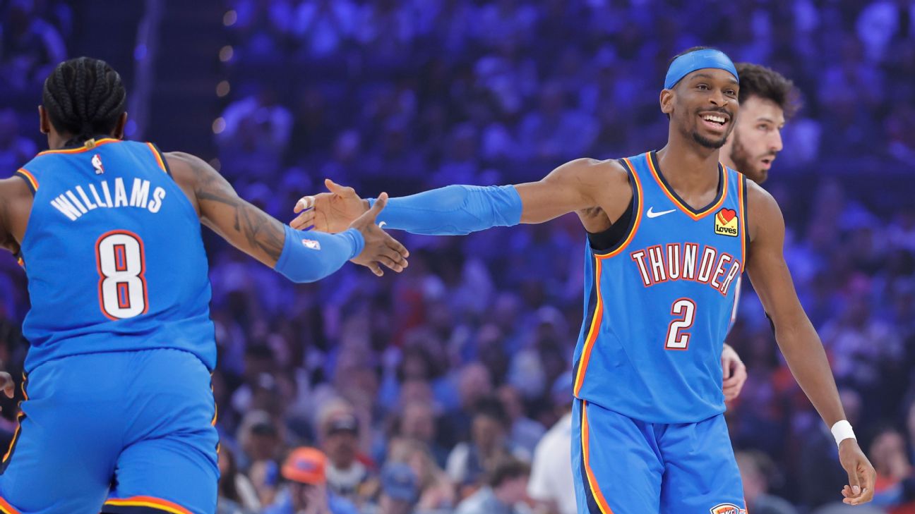 2025-26 NBA championship odds: Thunder, Spurs and Celtics lead the favorites into the playoffs
