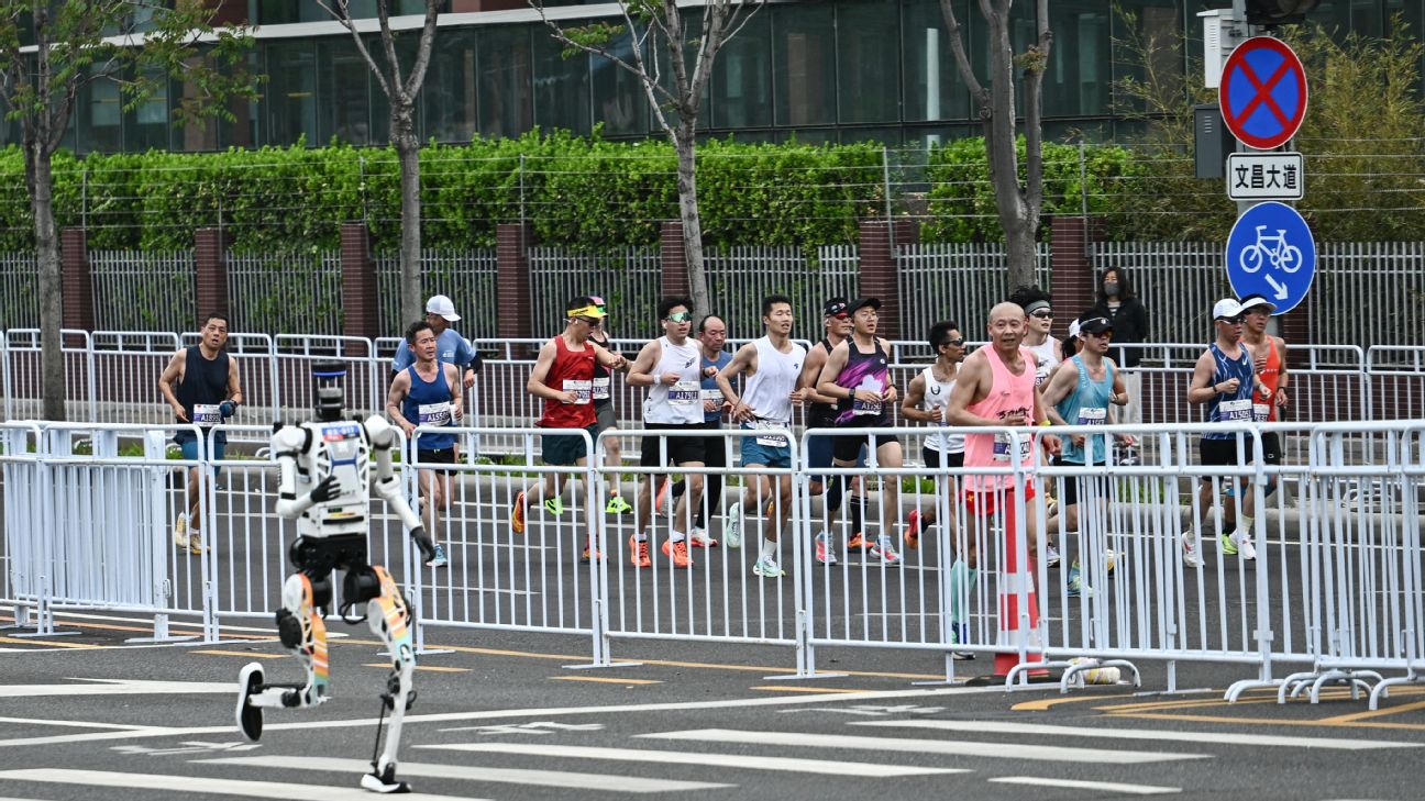 Humanoid robot wins half-marathon in China; beats world record - ESPN