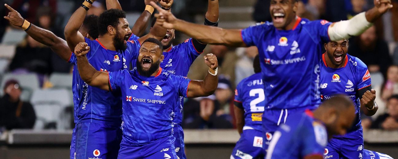 Fijian Drua fully deserved their upset win over the Brumbies, who now could face a fight to make the top six — Article image accompanying Rugby World Cup funding to aid Pacific push on WagerUp Sports News. Fijian Drua fully deserved their upset win over the Brumbies, who now could face a fight to make the top six — Article image accompanying Rugby World Cup funding to aid Pacific push on WagerUp Sports News.