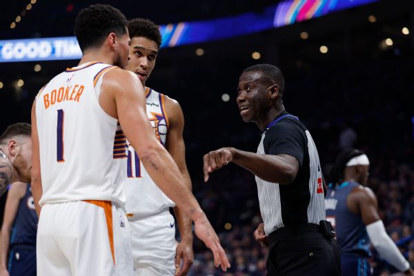 Suns' Booker, Brooks rip refs after Game 2 loss to Thunder