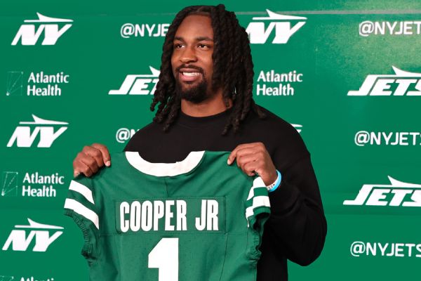 Article image accompanying Source: Jets rookie WR Cooper Jr. put on IR with sprained ankle on WagerUp Sports News. Article image accompanying Source: Jets rookie WR Cooper Jr. put on IR with sprained ankle on WagerUp Sports News.