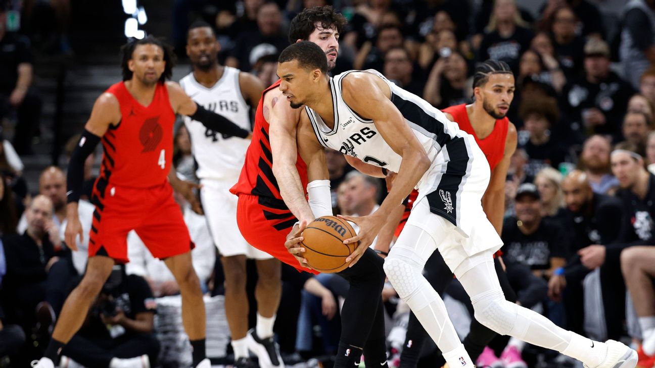 Spurs dominan en casa y eliminan a Trail Blazers en cinco juegos con clave de Wembanyama