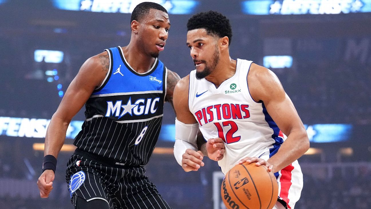 Follow live: 1-seed Pistons in danger in Orlando8mRich Storry/Getty Images