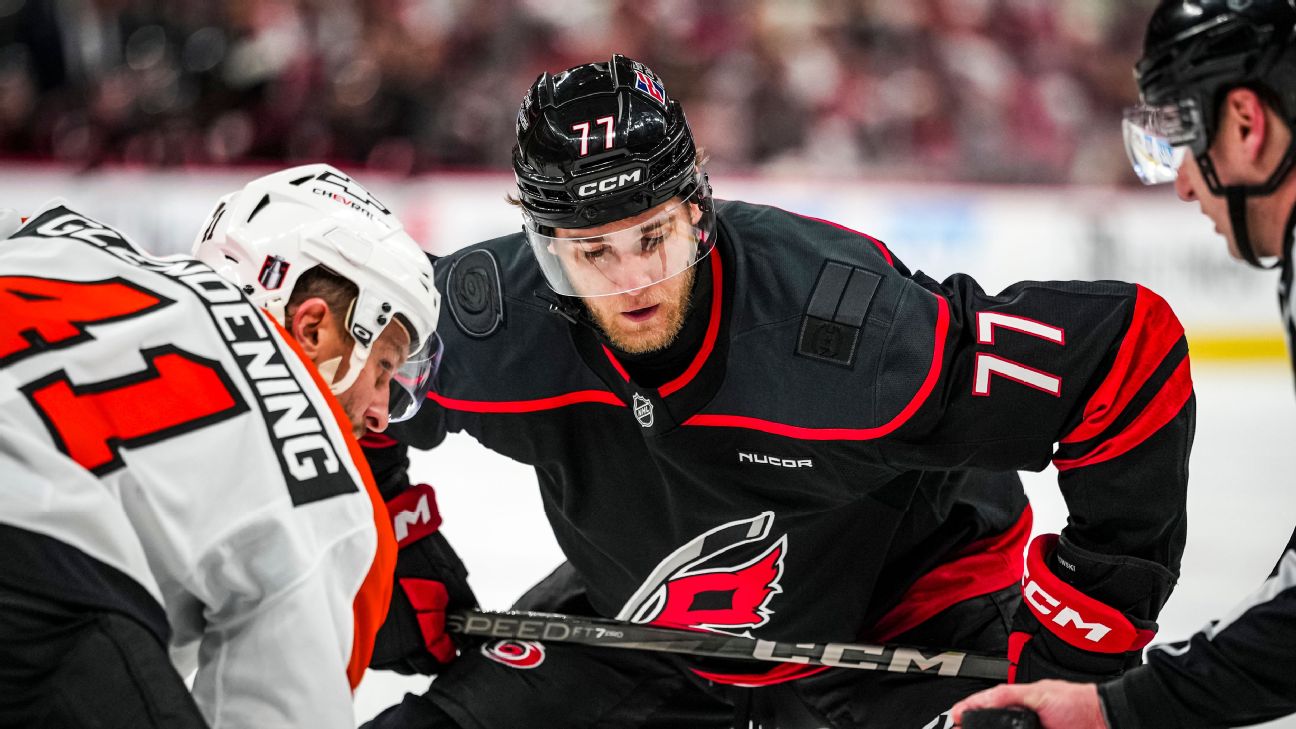 Hurricanes seek 2-0 edge; Avalanche and Golden Knights pace Stanley Cup favorites