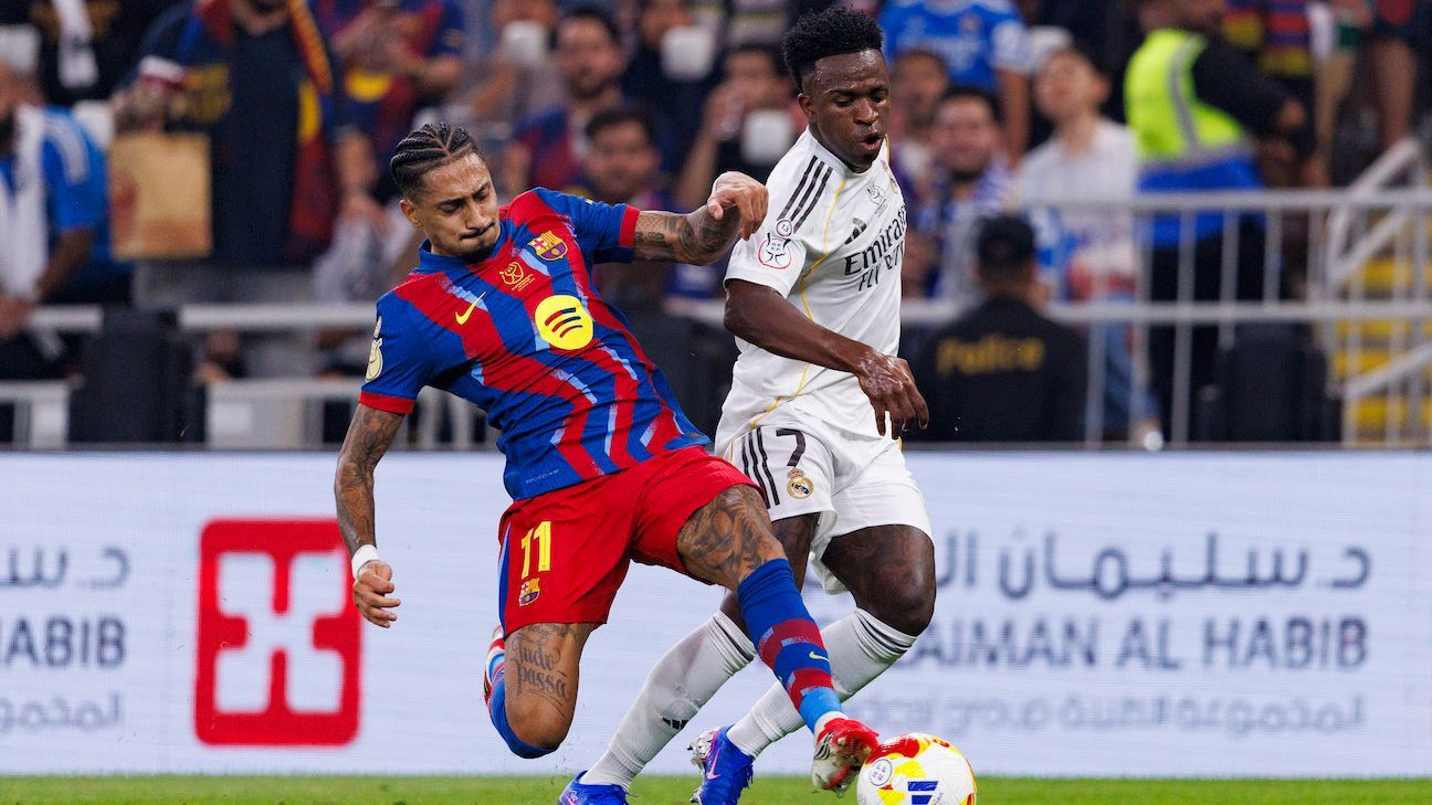 Barcelona y Real Madrid sin Yamal y Mbappé en el XI combinado según ESPN
