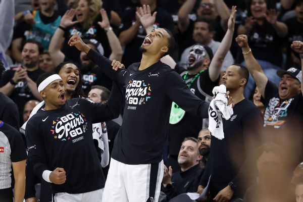 Spurs bounce back, beat Timberwolves by 38 to even series