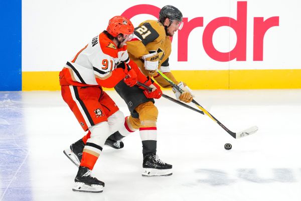 Ducks pull even with Golden Knights with unexpected defensive gem