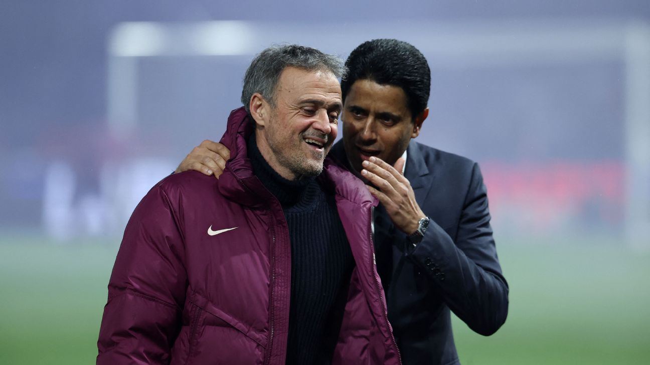 David Beckham: PSG president told me Luis Enrique slept at training ground