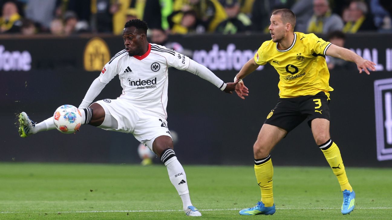 Frankfurt overtaken by Dortmund and watches European dreams fade