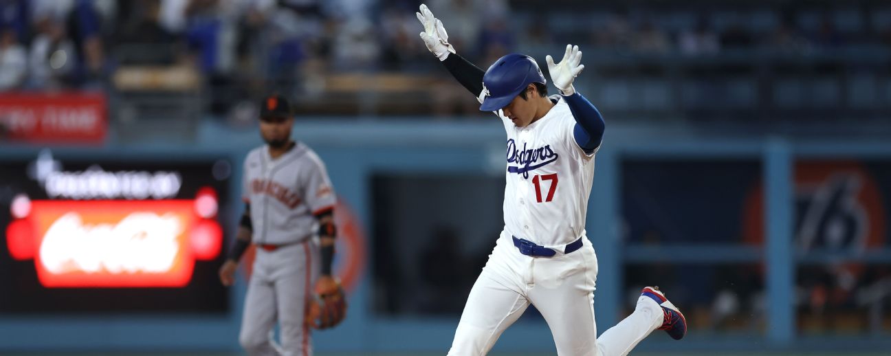 Dodgers' Shohei Ohtani gets back on track with HR in loss to Giants - ESPN