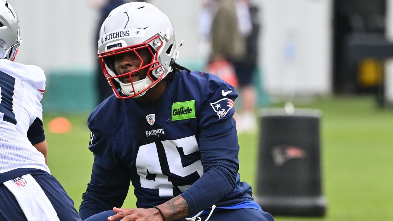 Patriots' Hutchins pleads not guilty to domestic assault charge