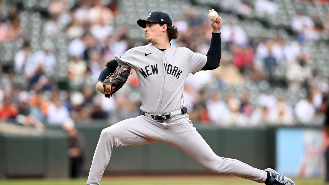 Yankees' Max Fried pulled from start due to sore pitching elbow