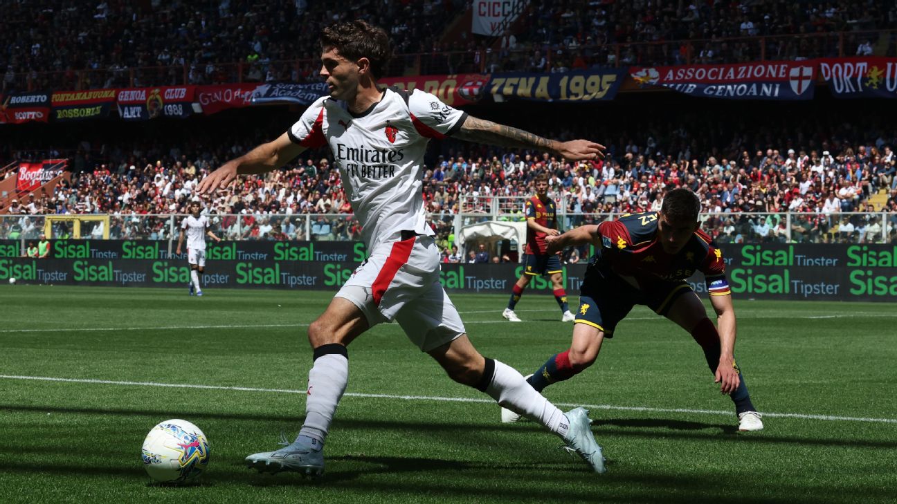 Pulisic regresa y brilla en la victoria del AC Milan ante Génova