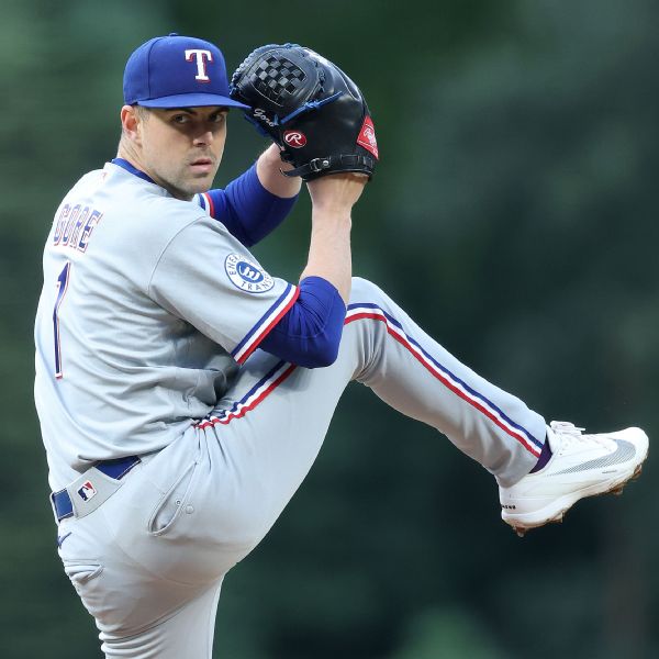 Rangers' MacKenzie Gore leaves with muscle tightness in back