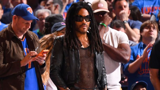 Lenny Kravitz, Michael J. Fox lead NBA playoffs celebrity sightings