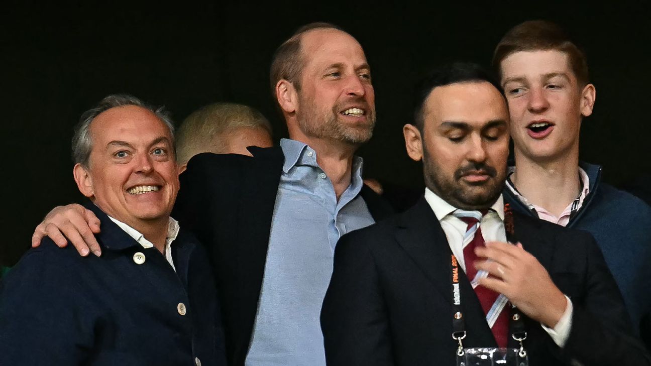 John McGinn: Prince William visited Aston Villa dressing room before Europa League final win