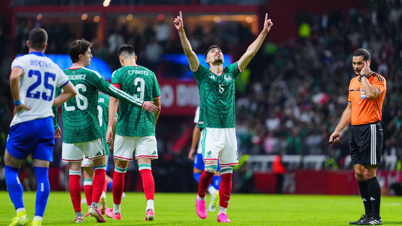 México golea a Serbia y está listo para debut mundialista - ESPN