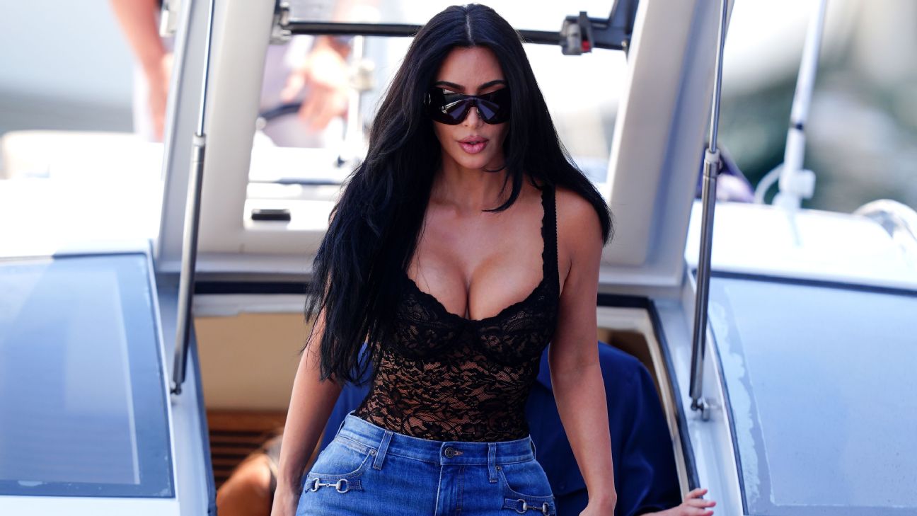 Lewis Hamilton cheered on by Kim Kardashian in first paddock appearance ahead of Monaco GP