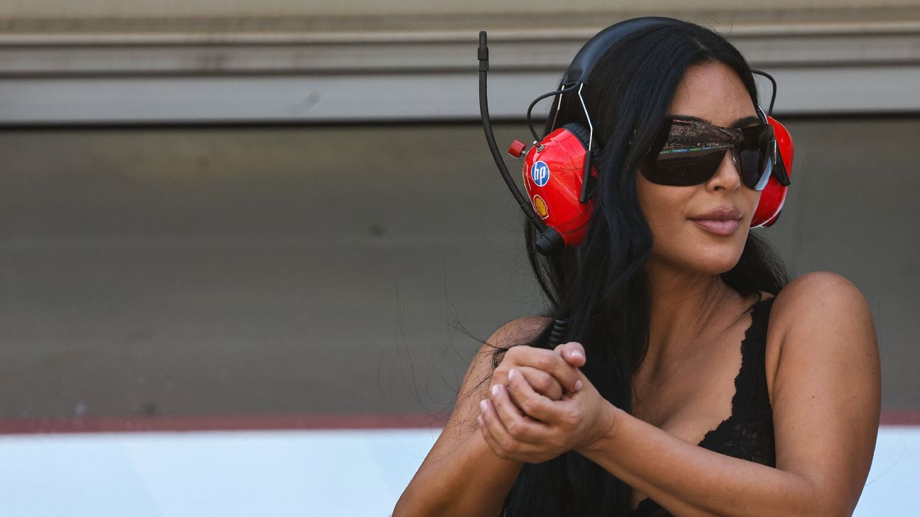 Lewis Hamilton cheered on by Kim Kardashian in first paddock appearance ahead of Monaco GP