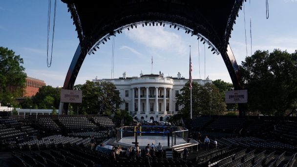 The full UFC Freedom 250 White House build-out in photos