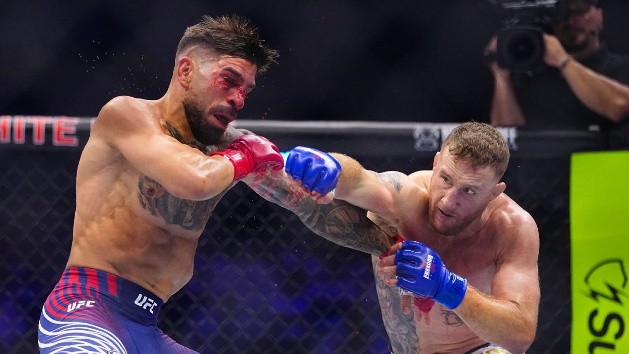 Ilia Topuria congratulates Justin Gaethje; team says ex-champ OK
