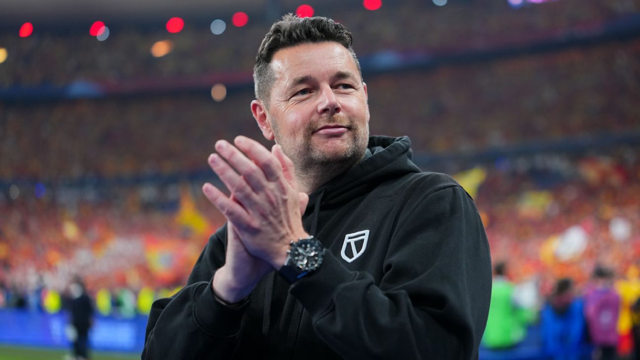 Pierre Sage has been appointed manager of Crystal Palace.