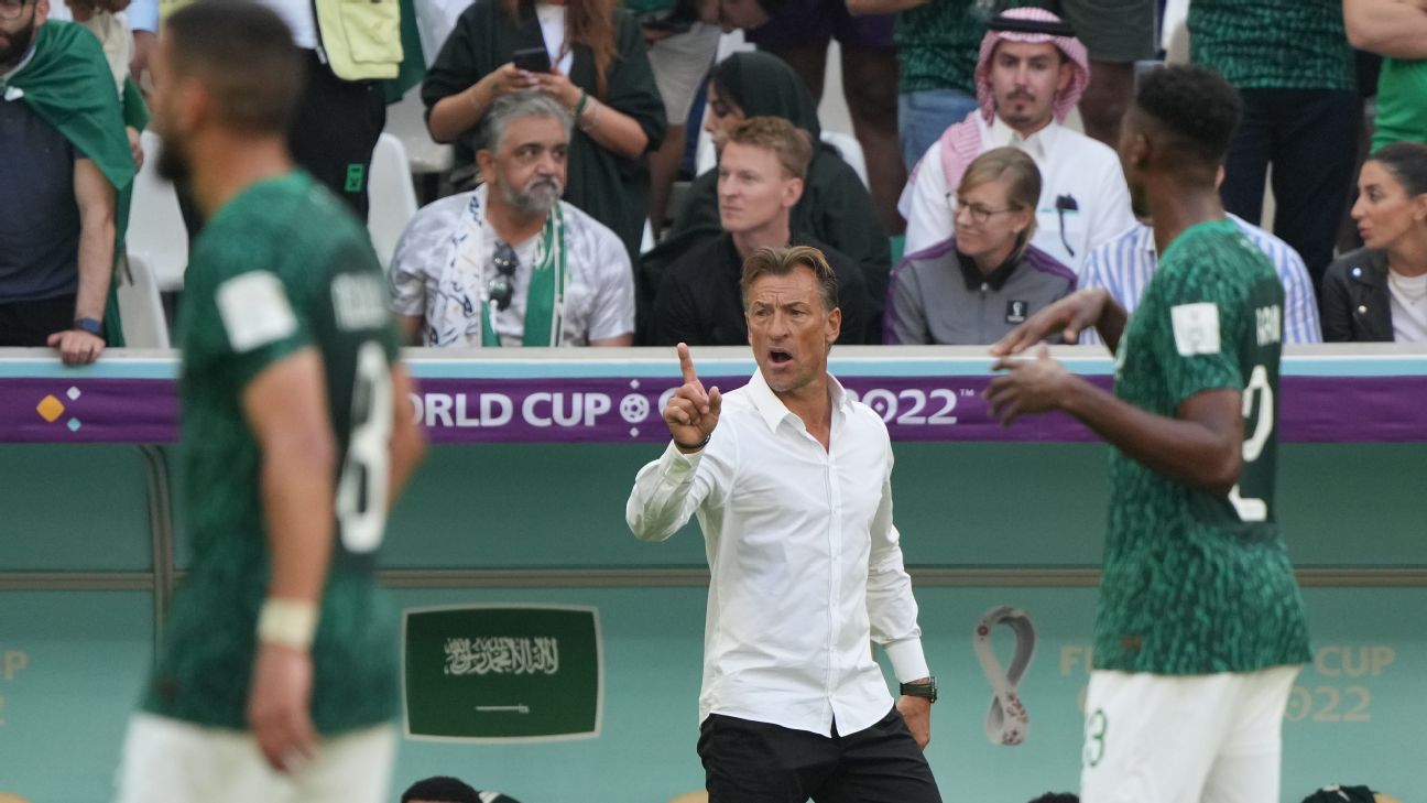 Herve Renard led Saudi Arabia to a shock win over Argentina at the 2022 World Cup. That Argentina went on to win the tournament is unimportant.