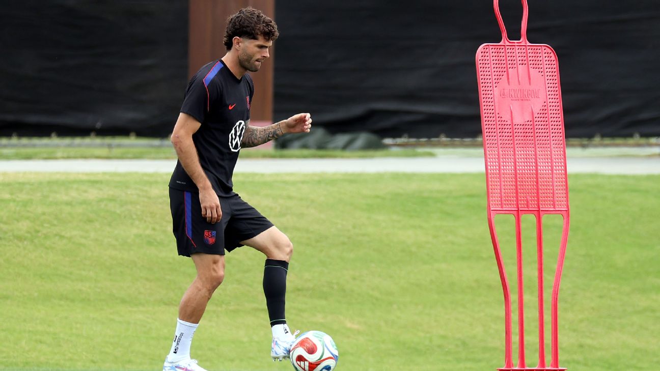 EEUU: Pulisic entrena en campo y espera llegar frente a Australia