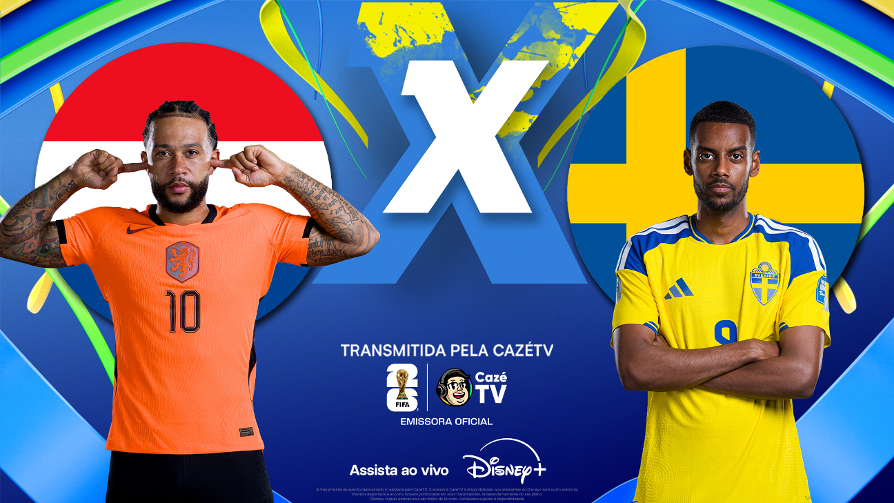 Imagem ilustrativa sobre Holanda x Suécia: onde assistir e escalações do jogo da Copa do Mundo