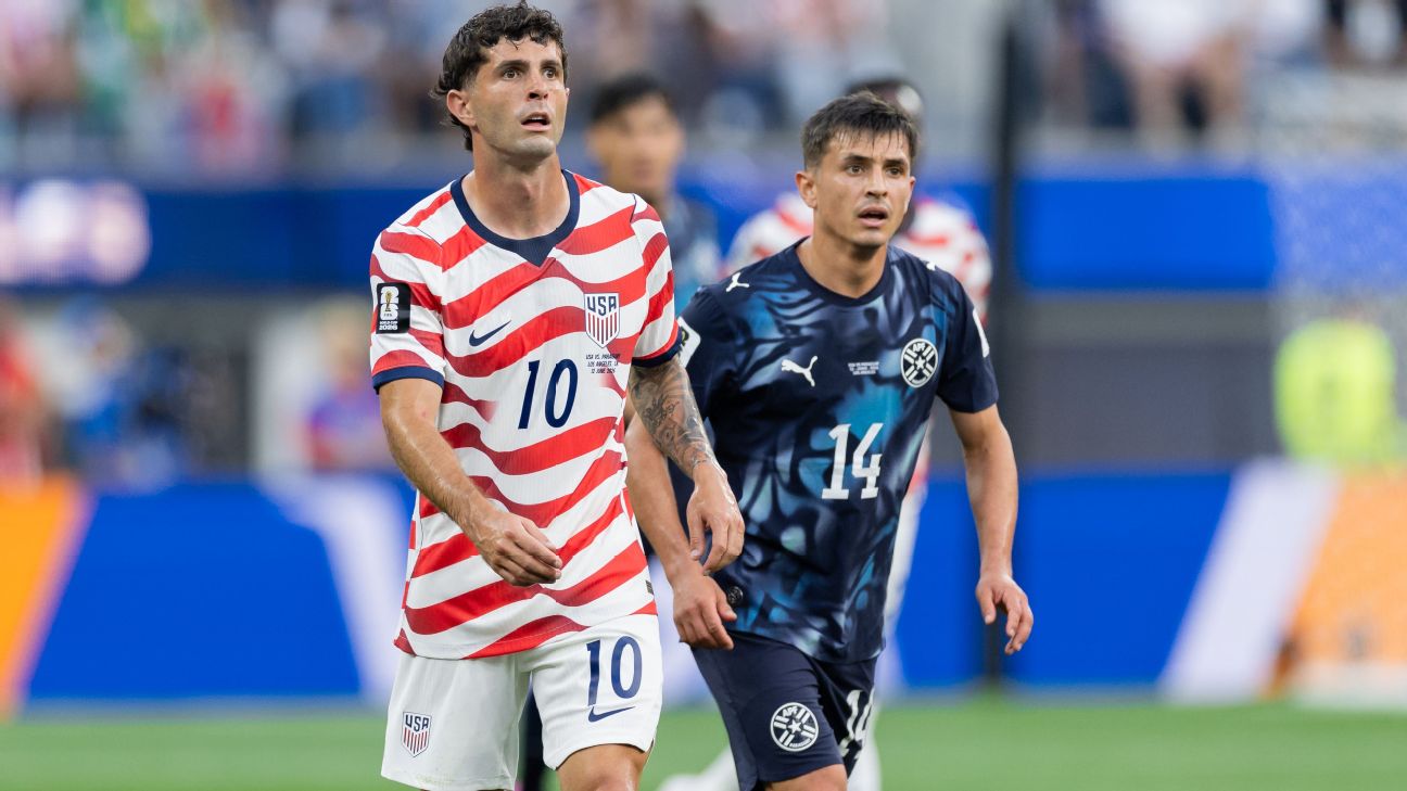 Pulisic (calf) out of USMNT's clash with Australia...