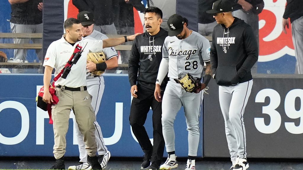 White Sox CF Everson Pereira placed on 7-day IL after fence collision