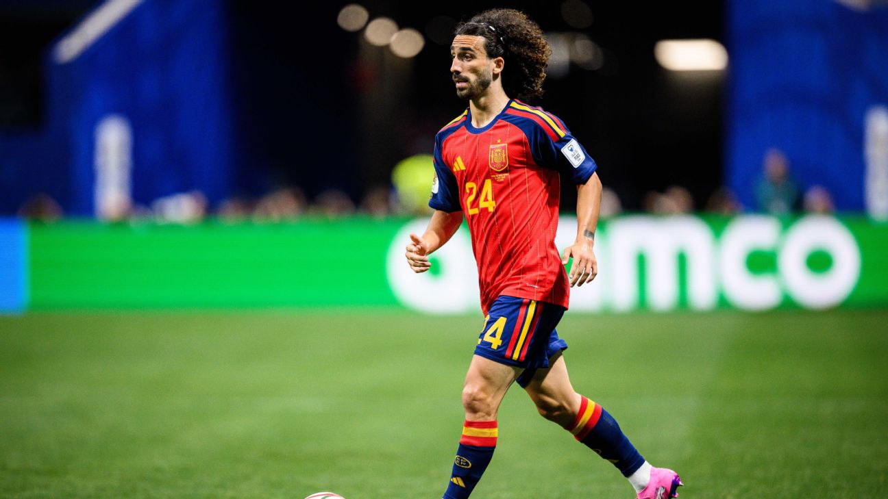 Gavi: Spain squad shocked to hear of Marc Cucurella's Real Madrid move