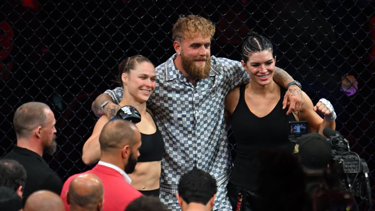 espn.com - Jamie Barton - Jake Paul and Ronda Rousey mock UFC White House viewing figures